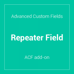 Advanced Custom Fields ﾖ Repeater Field 1.1.1