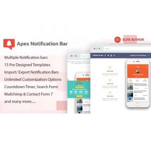 Apex Notification Bar – Responsive Notification Bar Plugin for WordPress 2.1.8