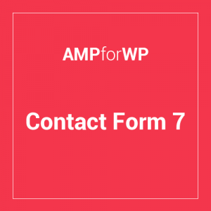 Contact Form 7 for AMP 1.58