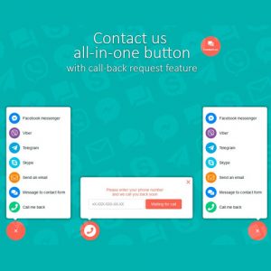Contact us all-in-one button with callback request feature for WordPress 1.9.2