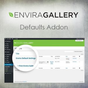 Envira Gallery – Defaults Addon 1.5.1