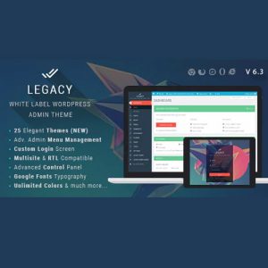 Legacy – White label WordPress Admin Theme 9.5