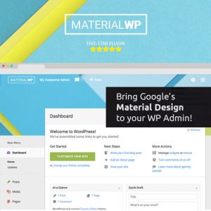 Material WP – Material Design Dashboard Theme 1.0.6