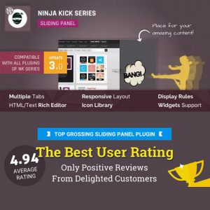 Ninja Kick Sliding Panel for WordPress 3.0.16