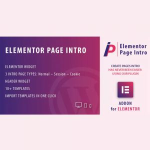 Page Intro for Elementor WordPress Plugin 1.0