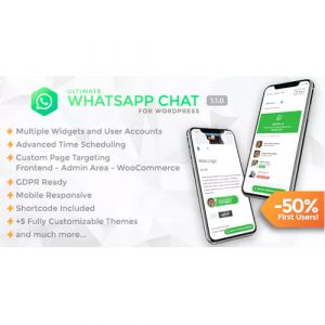 Ultimate WhatsApp Chat – WordPress WhatsApp Chat Support Plugin 1.1.1