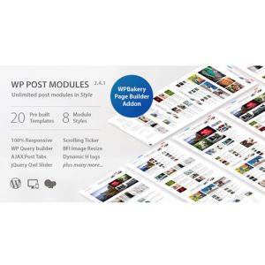 WP Post Modules for NewsPaper and Magazine Layouts 3.1.0