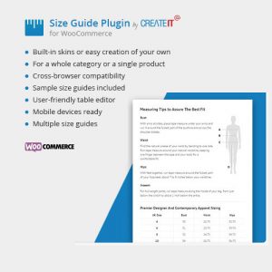 WooCommerce Product Size Guide 3.9