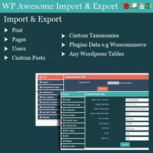 WordPress Awesome Import & Export Plugin 3.4.1-Licensed_V