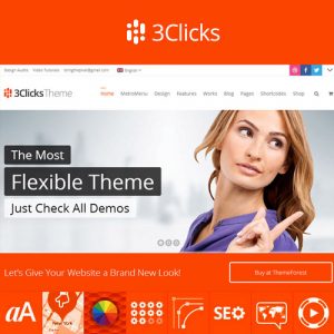 3Clicks - Responsive Multi-Purpose WordPress Theme 3.14