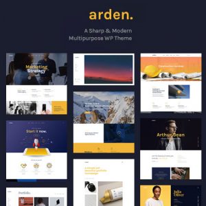 Arden – A Sharp & Modern Multipurpose WordPress Theme 2.4.0