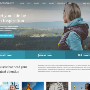 Born To Give 3.1 – Charity / Crowdfunding WP Theme