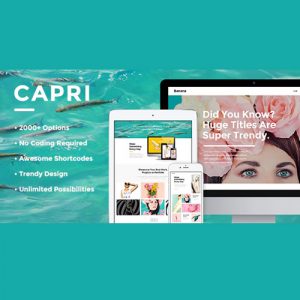 Capri – A Hot Multi-Purpose Theme 3.1