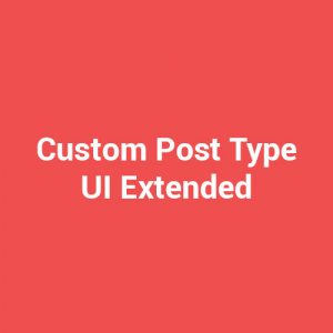 Custom Post Type UI Extended 1.5.3