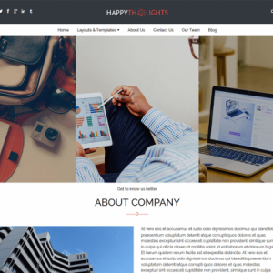 CyberChimps – Happy Thoughts WordPress Theme 1.6