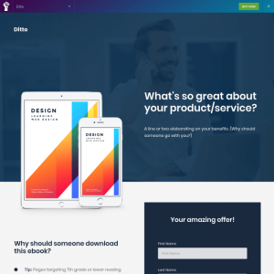 Elementorism Ditto Elementor Landing Page 0.4