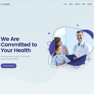 Elementorism MedHealth Elementor Landing Page 0.4
