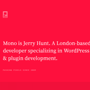 Elementorism Mono Elementor Landing Page 0.4