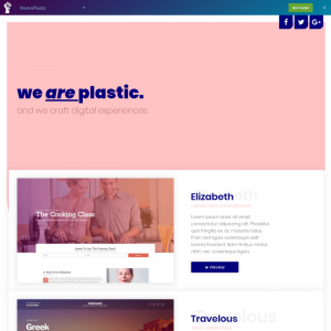 Elementorism WeArePlastic Elementor Landing Page 0.4
