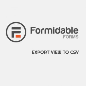 Formidable Export View to CSV 1.06