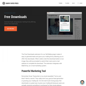 Paper Press Plugins/Graph Paper Press Sell Media Free Downloads Add-On 2.1.4