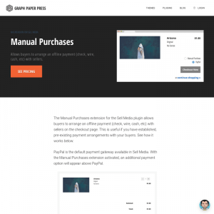 Paper Press Plugins/Graph Paper Press Sell Media Manual Purchases Add-On 1.0.3