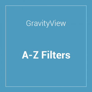 GravityView A-Z Filters Extension  1.3.4