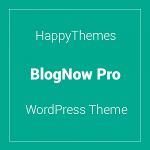 HappyThemes BlogNow Pro 1.6