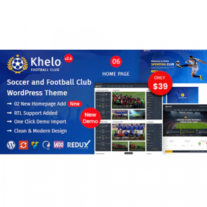 Khelo - Soccer & Sports Theme 2.7