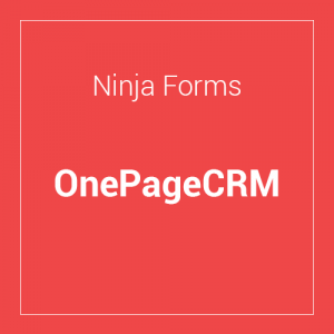 Ninja Forms OnePageCRM 3.0.4