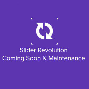 Slider Revolution Coming Soon & Maintenance 2.1.2
