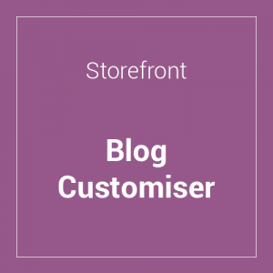 Storefront Blog Customiser 1.3.0