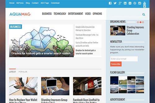 Theme Junkie AquaMag Theme 1.0.5 1 Theme Junkie AquaMag Theme 1.0.5