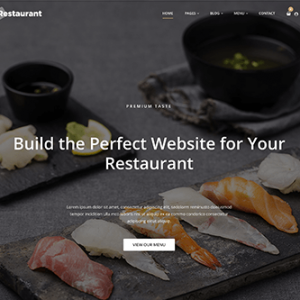 Theme Junkie Restaurant Pro Theme 1.0.0