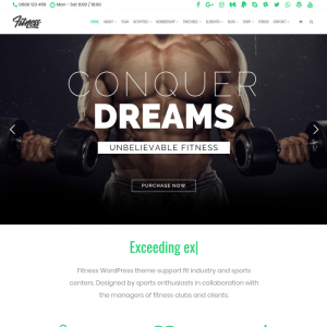 VisualModo – Fitness WordPress Theme 13.2.6