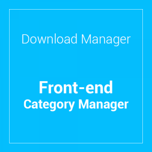 WP Download Manager Front-end Category Manager 1.2.1