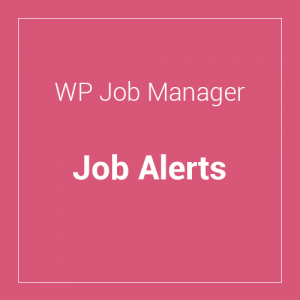WP Job Manager Job Alerts 1.6.0