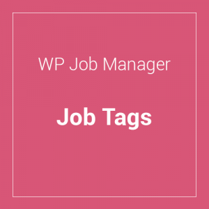 WP Job Manager Job Tags 1.4.1