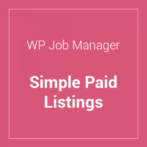 WP Job Manager Simple Paid Listings 1.4.4