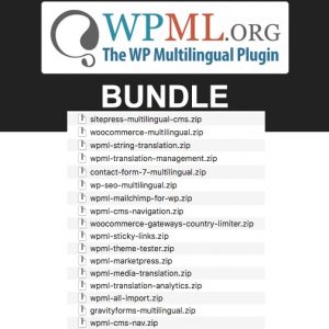 WP Multilingual (WPML) – BUNDLE