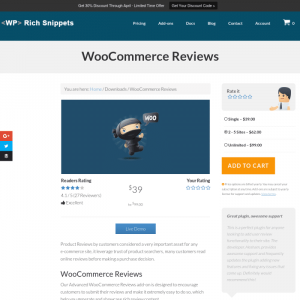 WP Rich Snippets WooCommerce Reviews 1.2.0