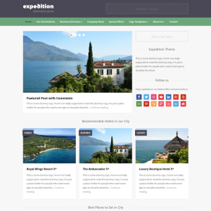 WPZoom Expedition WordPress Theme 1.0.10
