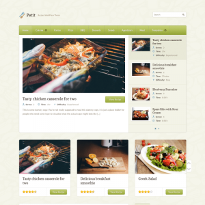 WPZoom Petit WordPress Theme 1.0.13