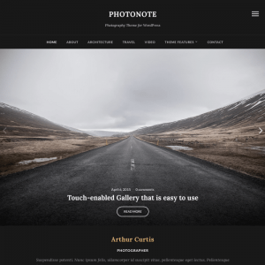 WPZoom Photonote WordPress Theme 2.0.8