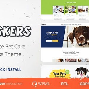 Whiskers - Pet and Vet WordPress Theme 1.0.7