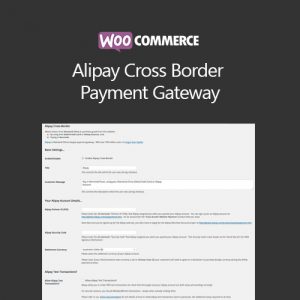 WooCommerce Alipay Cross Border Payment Gateway 	3.0.0