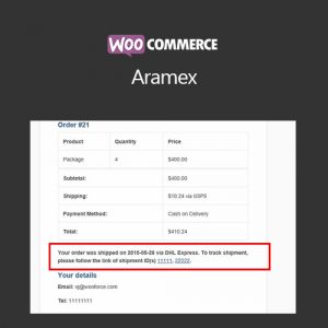 WooCommerce Aramex 1.0.10