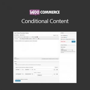 WooCommerce Conditional Content 2.2.0