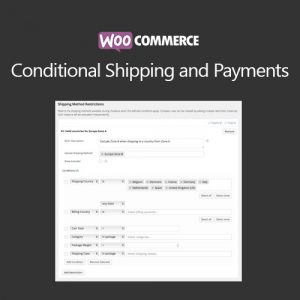 WooCommerce Conditional Shipping and Payments 1.15.0
