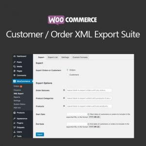WooCommerce Customer - Order XML Export Suite 2.6.3